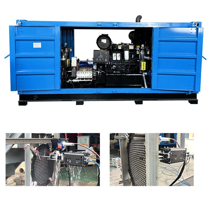 Värmeväxlare Automatisk rengöring Hydroblästringssystem