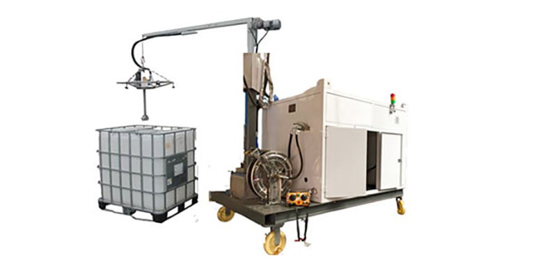 IBC tank automatic cleaning hydro jetting machine IBC tank automatic cleaning hydro jetting machine