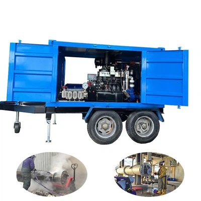 10000PSI Industrial Pipeline Cleaning Hydro Blasting Machine