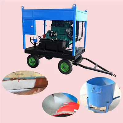 Högtrycksvattensandblästermaskin för rostborttagning