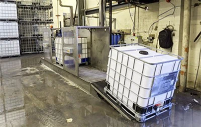 IBC-tank högtrycksautomatiskt rengöringssystem