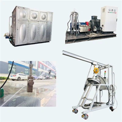 Reaktor Automatisk Rengöring Hydro Blästring Maskin